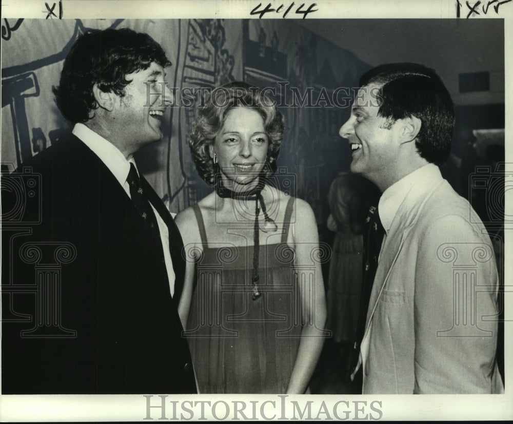 1978 Press Photo Bill and Sybil Favrot with Dick McCauley- Historic Images