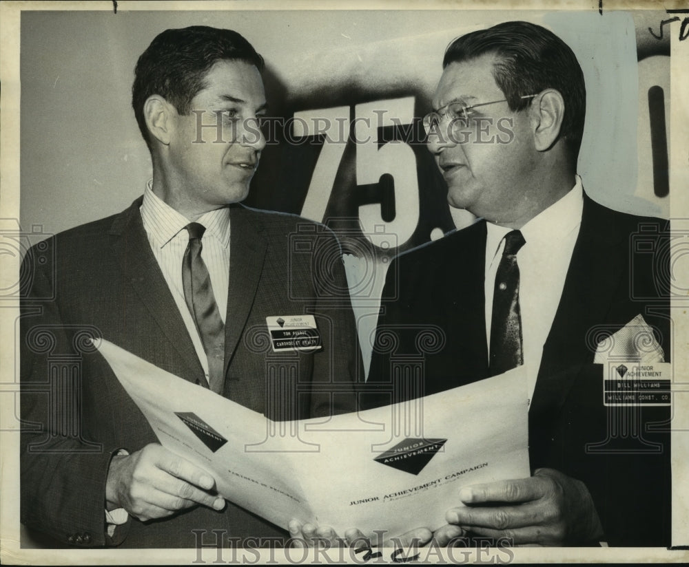 1968 Press Photo Kick-off of fund drive, Junior Achievement, Greater New Orleans