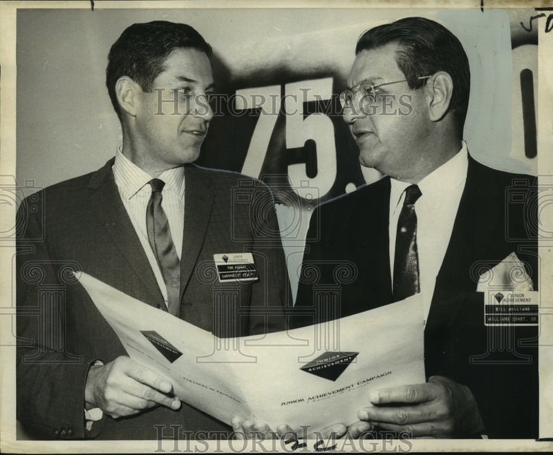Load image into Gallery viewer, 1968 Press Photo Kick-off of fund drive, Junior Achievement, Greater New Orleans
