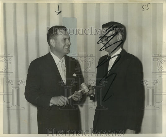 1961 Press Photo American Institute of Banking - Harold Erath, New Orleans