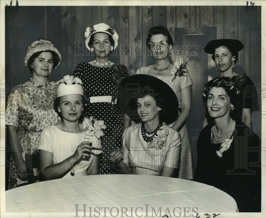1961 Press Photo West Bank Newcomers Club new officers at Whiteside's Restaurant