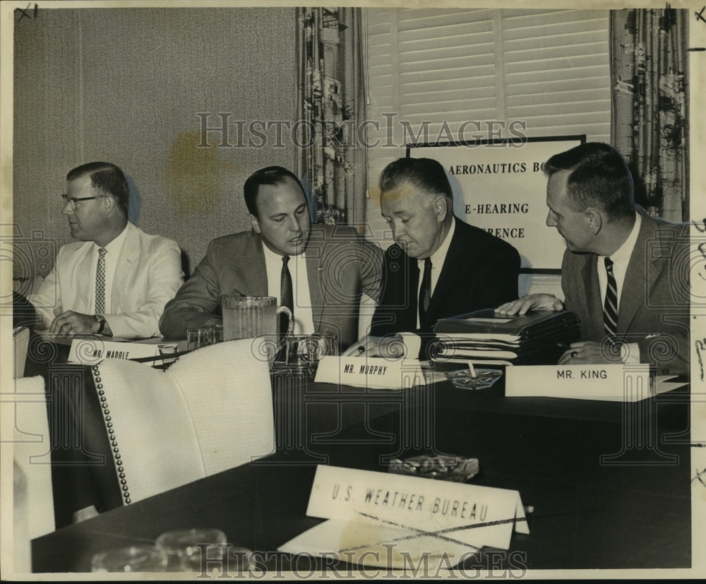 1964 Press Photo Civil Aeronautics Board investigate Eastern Air Lines crash- Historic Images