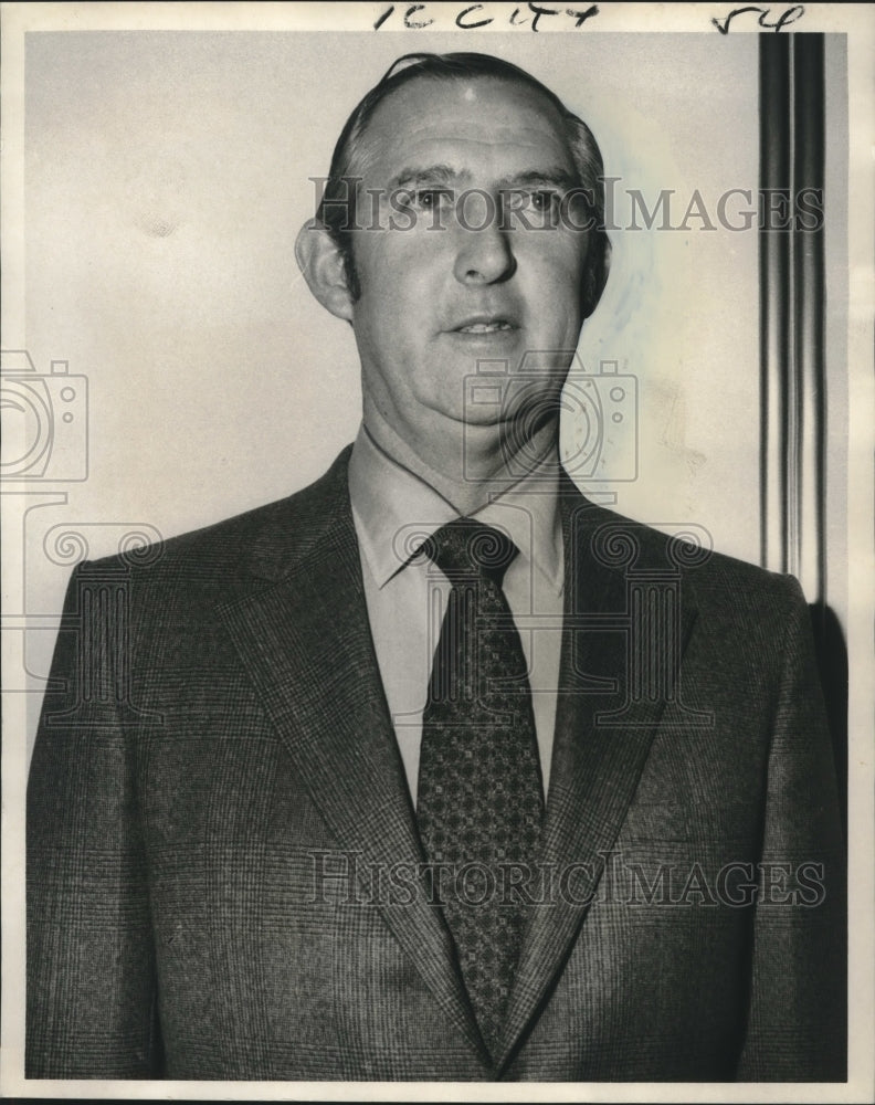 1971 Press Photo New Orleans Chapter, Associated General Contractors President- Historic Images