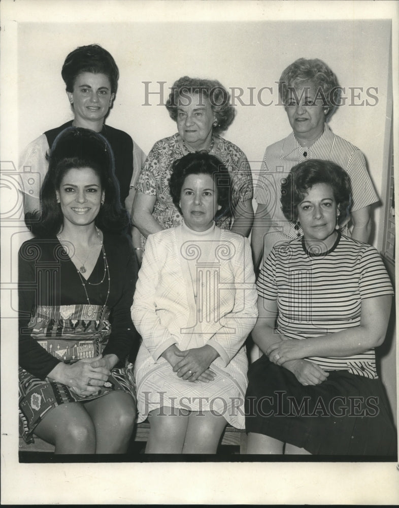 1971 Press Photo Westside Business &amp; Professional Women&#39;s Club Officers- Historic Images