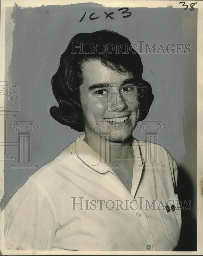 1964 Press Photo Holy Name of Jesus Mercy Academy Student Council President