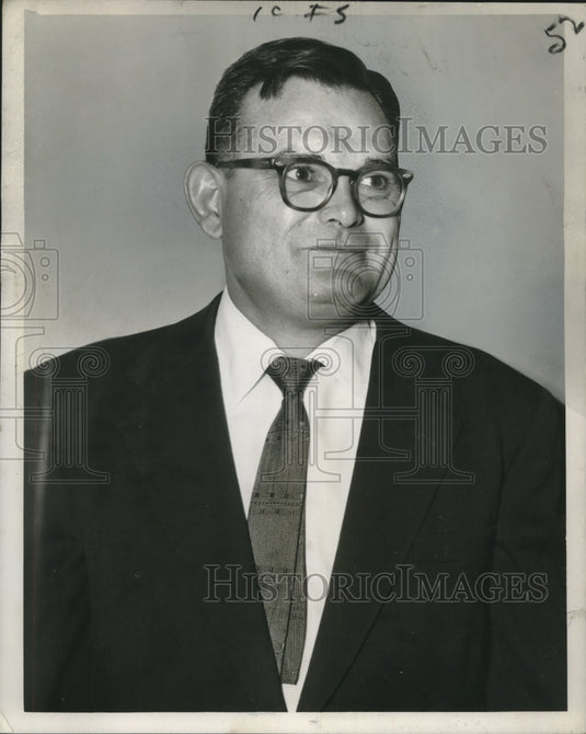 1956 Press Photo James E. Favret - noo14917
