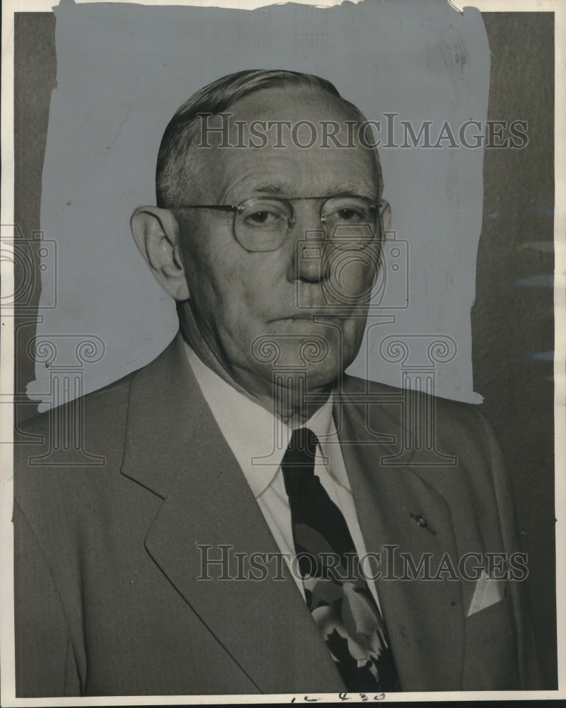 1952 Press Photo Jasper Ewing, Sr., president, National Audio-Visual Association