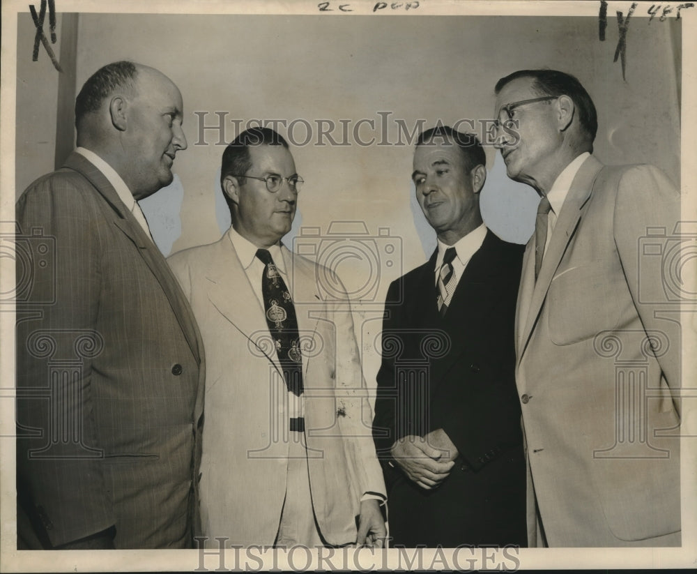 1953 Press Photo Agriculture Heads Meeting to Discuss Meat Prices- Historic Images