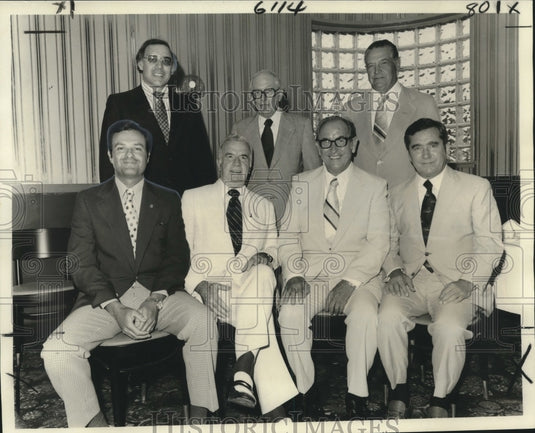 1976 Press Photo Planners for the International Grand Isle Tarpon Rodeo Meet- Historic Images