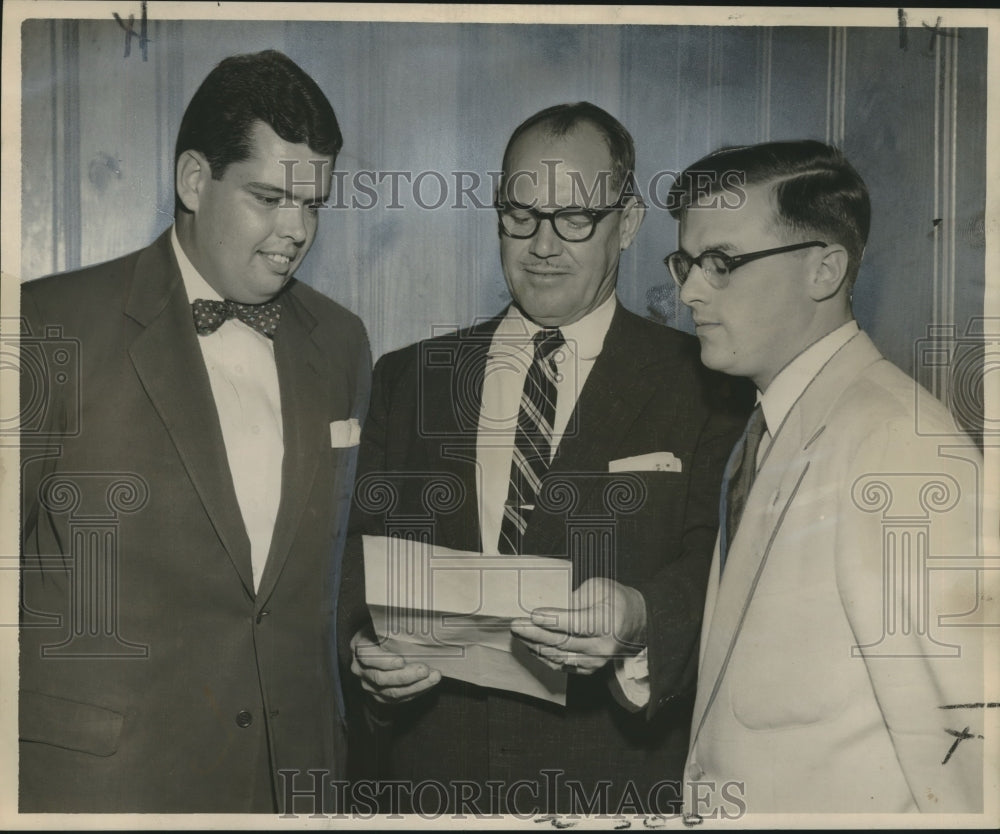 1955 Press Photo William Jerome and planners, New Orleans Home Show - noo15288