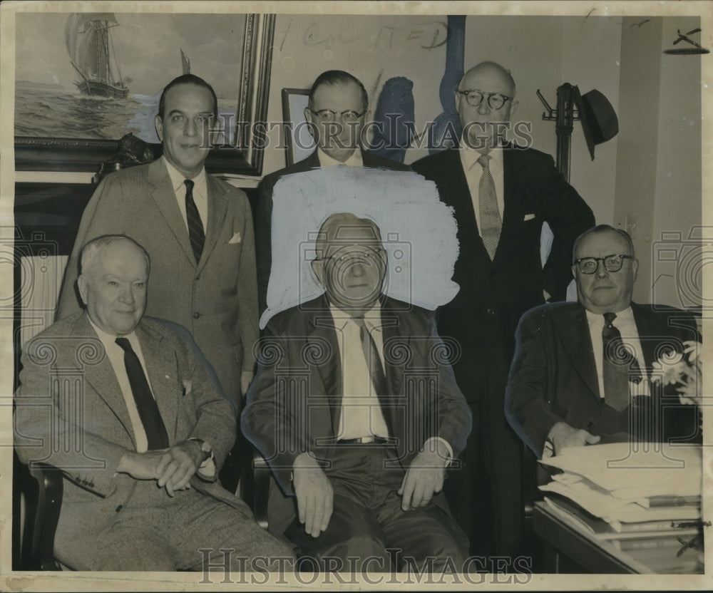 1957 Press Photo Isaac Delgado Museum of Art officers - noo15308