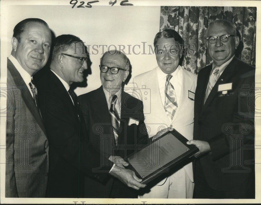 1971 Press Photo Congress members honored by National Rivers Association- Historic Images