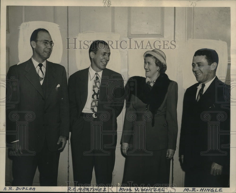1950 Press Photo Officers of Gulf Steamship Claims Association, New Orleans