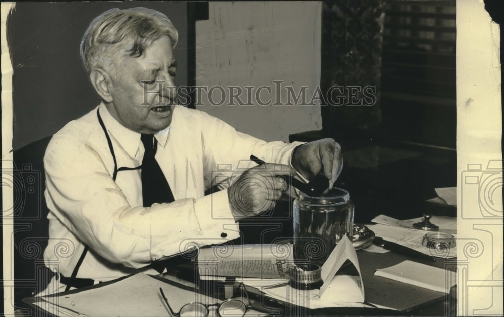 1937 Press Photo Lawyer - Colonel William C. Dufour, Attorney - noo15573