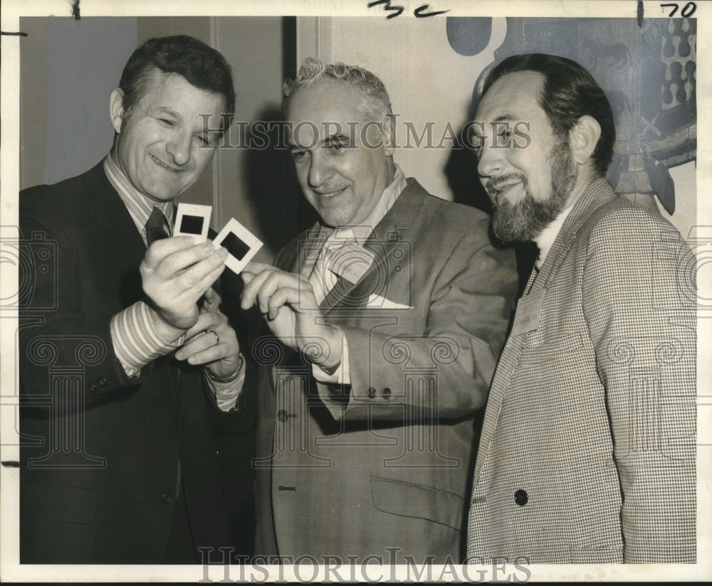 1971 Press Photo Top participants in opening of American College of Anglology.