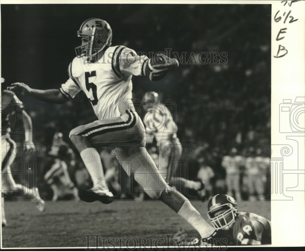 1978 Press Photo Tigers Quarterback Steve Ensminger. - noo15607- Historic Images