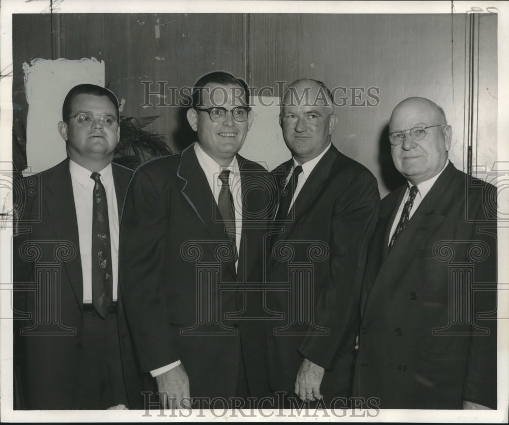 1957 Press Photo Officers of New Orleans Chapter Associated General Contractors.- Historic Images