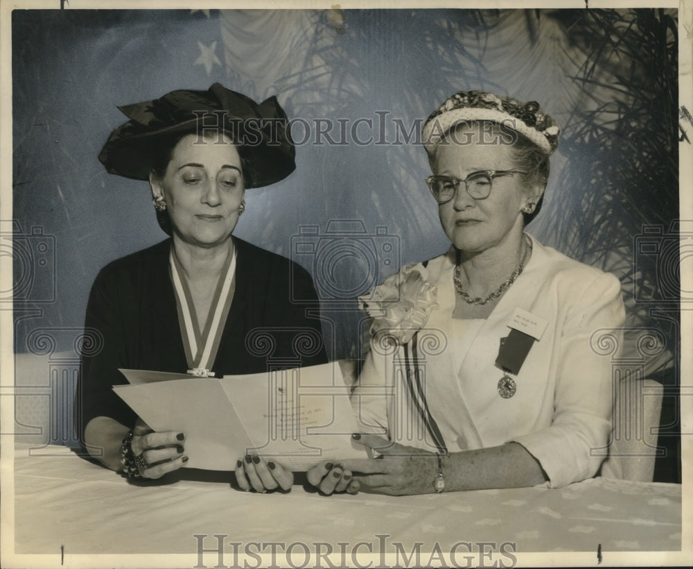 1959 Press Photo Louisiana Division of United Daughters of Confederacy