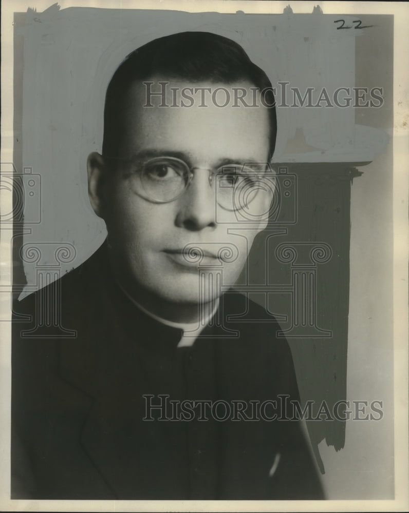 Load image into Gallery viewer, 1957 Press Photo Bishops' Relief Appeal meeting at the Roosevelt Hotel
