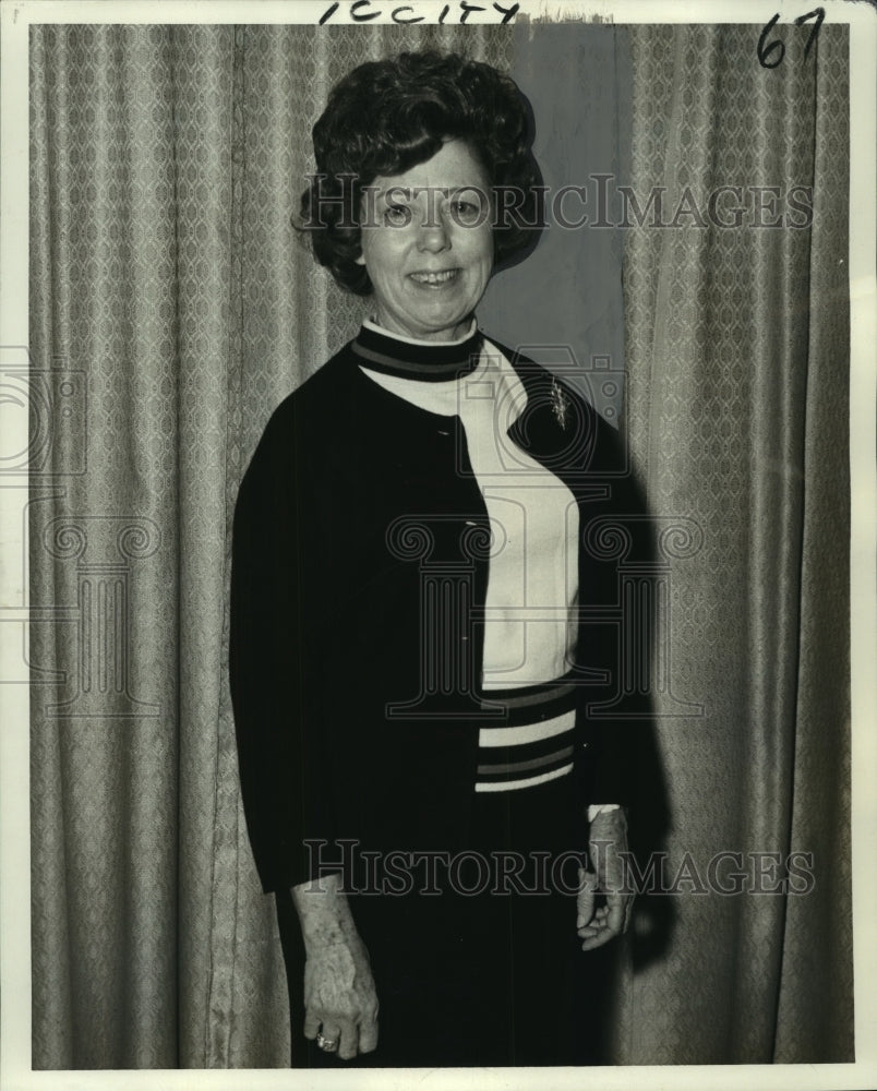 1970 Press Photo St. Bernard Ladies Club President Lois Fallo- Historic Images