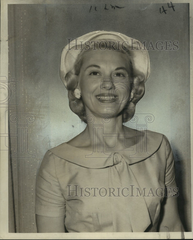 1958 Press Photo Mrs. J.E. Fitzmorris - noo15904