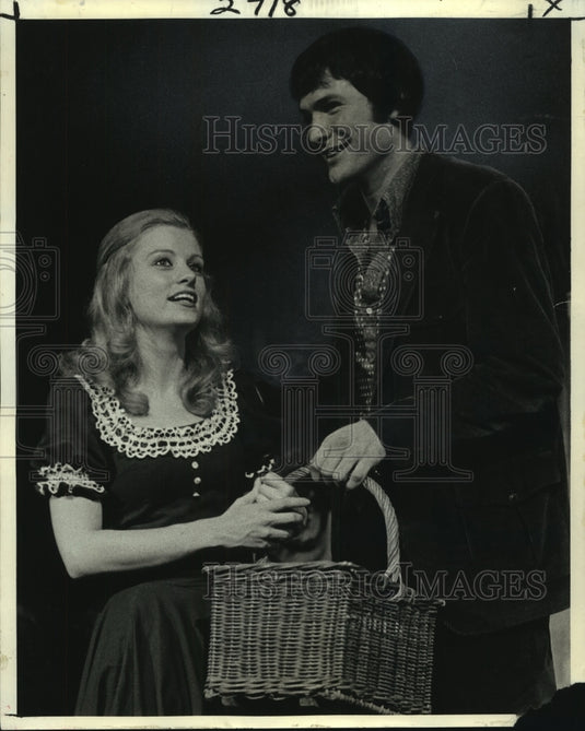 1973 Press Photo Stars of Tulane Summer Lyric Theater's "Brigadoon", New Orleans- Historic Images