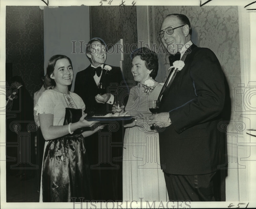 1975 Press Photo France-Amerique Wine Tasting Guests, New Orleans- Historic Images