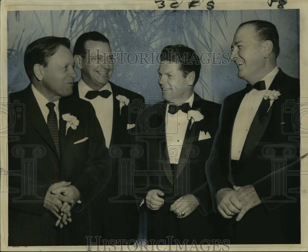1960 Press Photo Principals at fund raising testimonial dinner-Jefferson Parish