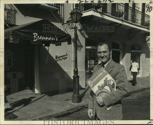 1975 Press Photo Maitre'd Brennan's Grand Hotel, top of his profession - Historic Images
