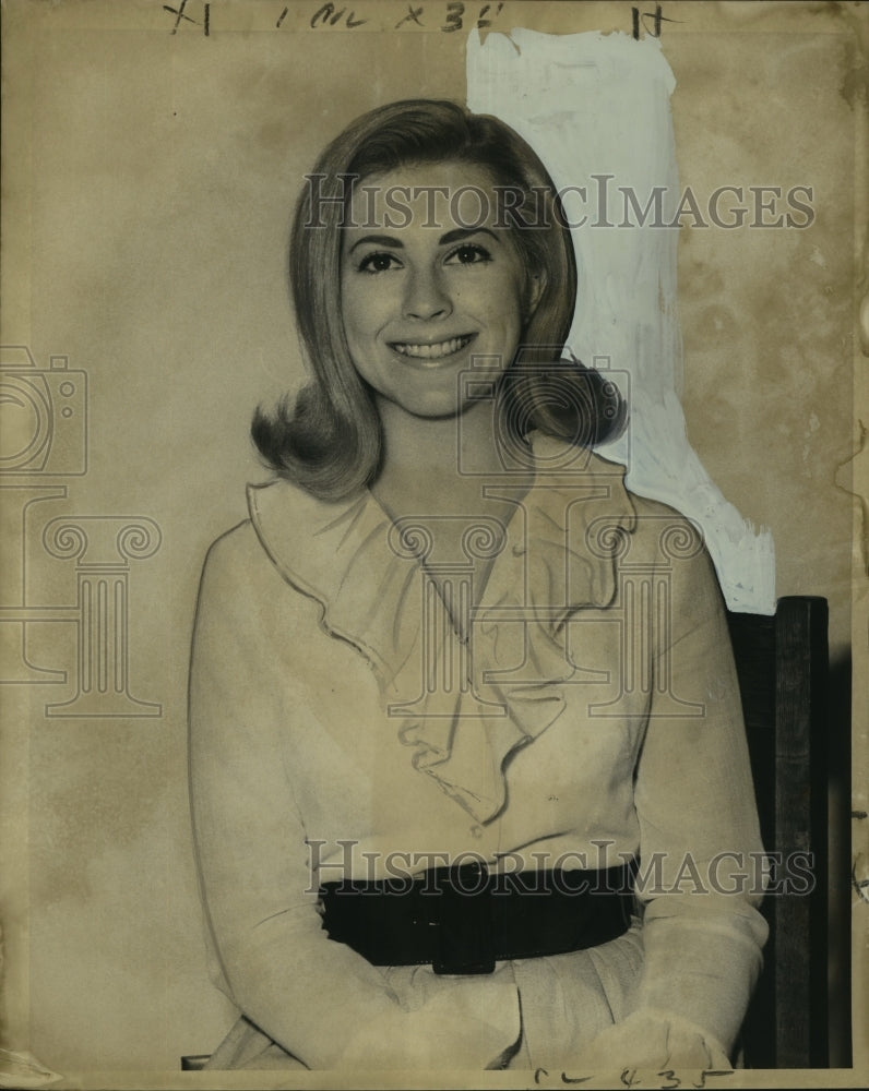 1968 Press Photo Miss Greater New Orleans Vicki Fisk - noo16307