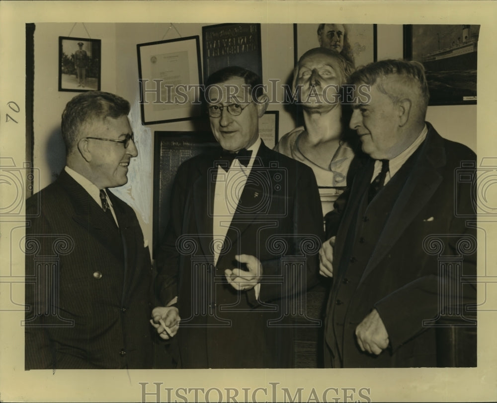 1940 Press Photo Commerce Members&#39; Council Meeting Guests, New Orleans