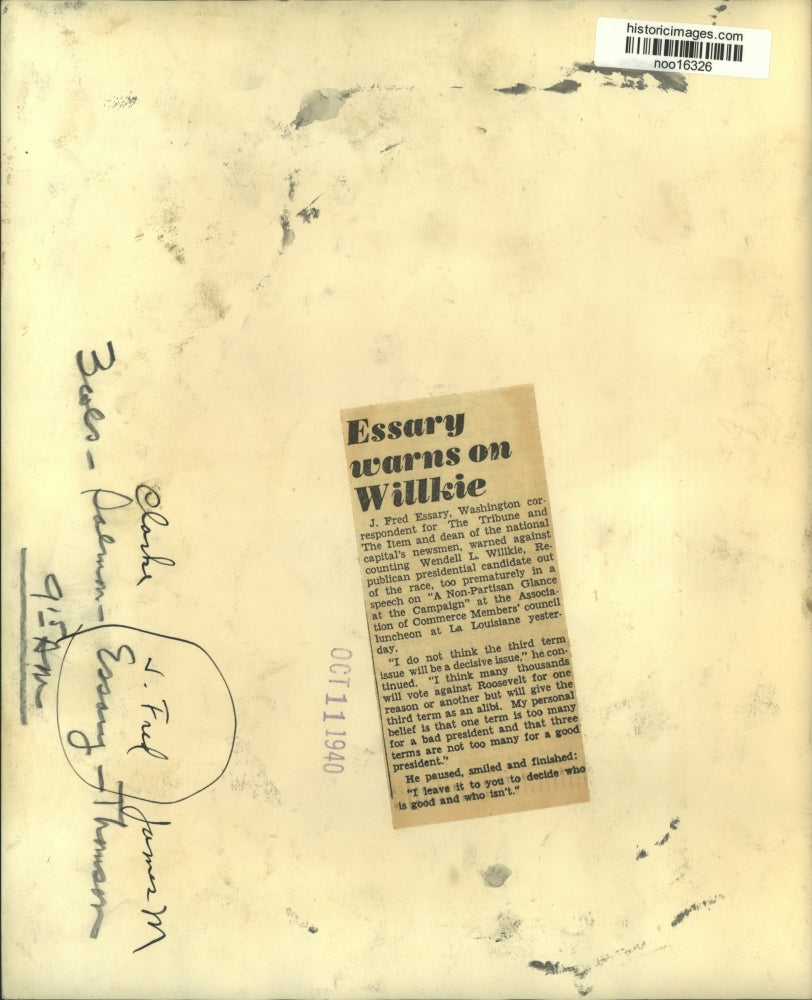 1940 Press Photo Commerce Members' Council Meeting Guests, New Orleans