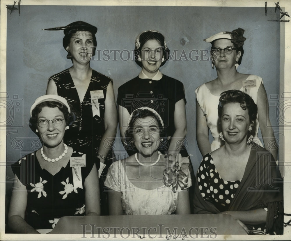 1954 Press Photo Certified Public Accountants&#39; Wives&#39; Club Officers- Historic Images