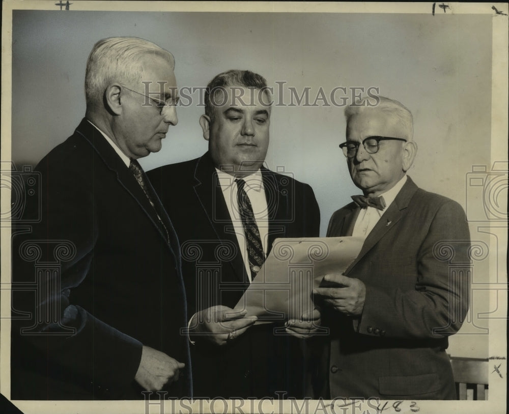 1959 Press Photo Board of Certified Public Accountants of Louisiana Officers