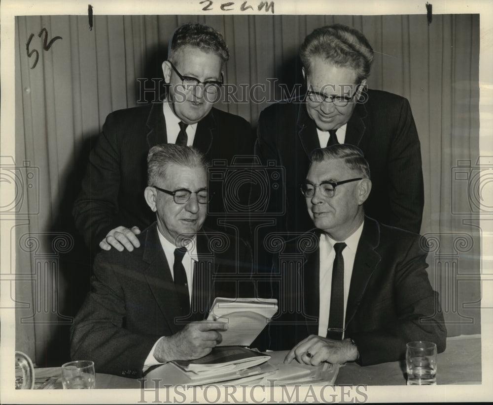 1961 Press Photo Louisiana Society of Hearing Aid Specialists Officers