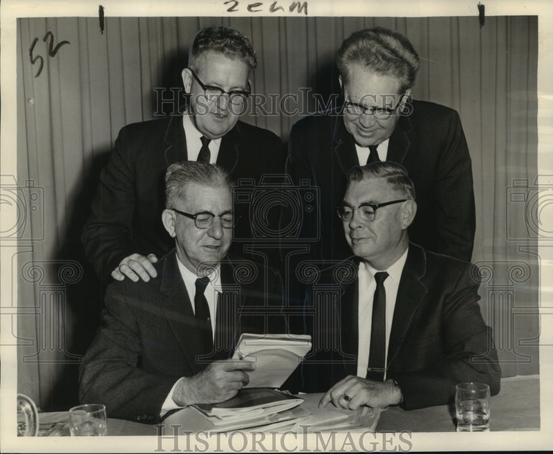Load image into Gallery viewer, 1961 Press Photo Louisiana Society of Hearing Aid Specialists Officers
