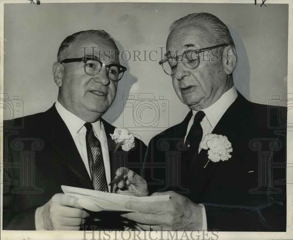 1966 Press Photo Rabbis at Temple Sinai Annual Meeting, New Orleans - noo16361
