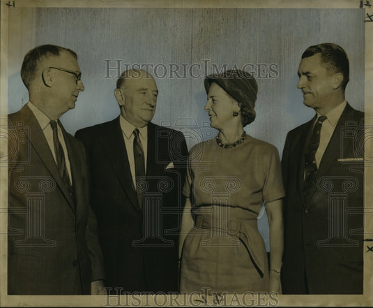 1959 Press Photo Speakers participating in a supervisory training program, hotel