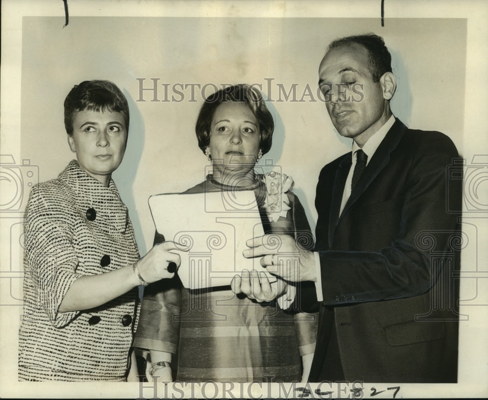 1967 Press Photo Speakers Florence Macero, Dr. Varnelle Fox and Dr. Thomas Plant
