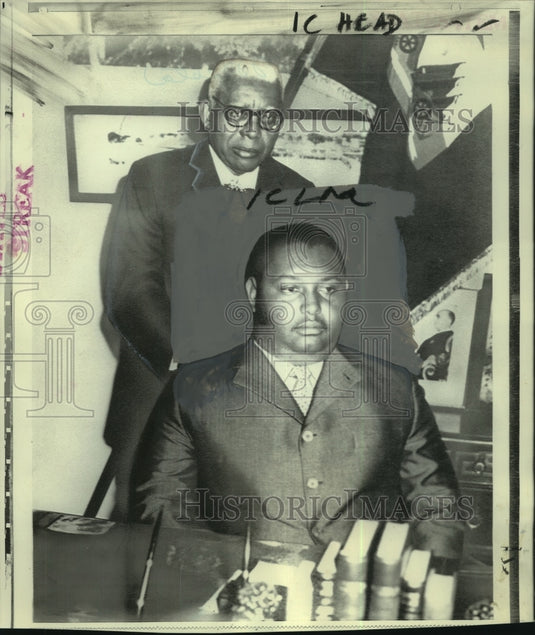 1971 Press Photo Haitian President Francois Duvalier & Son Jean Claude- Historic Images