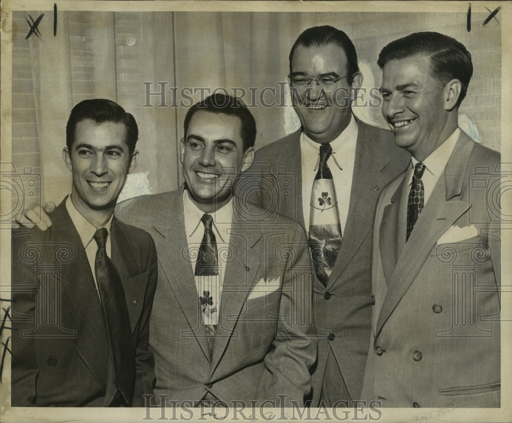 1952 Press Photo New Orleans Young Men's Business Club Officers Elected