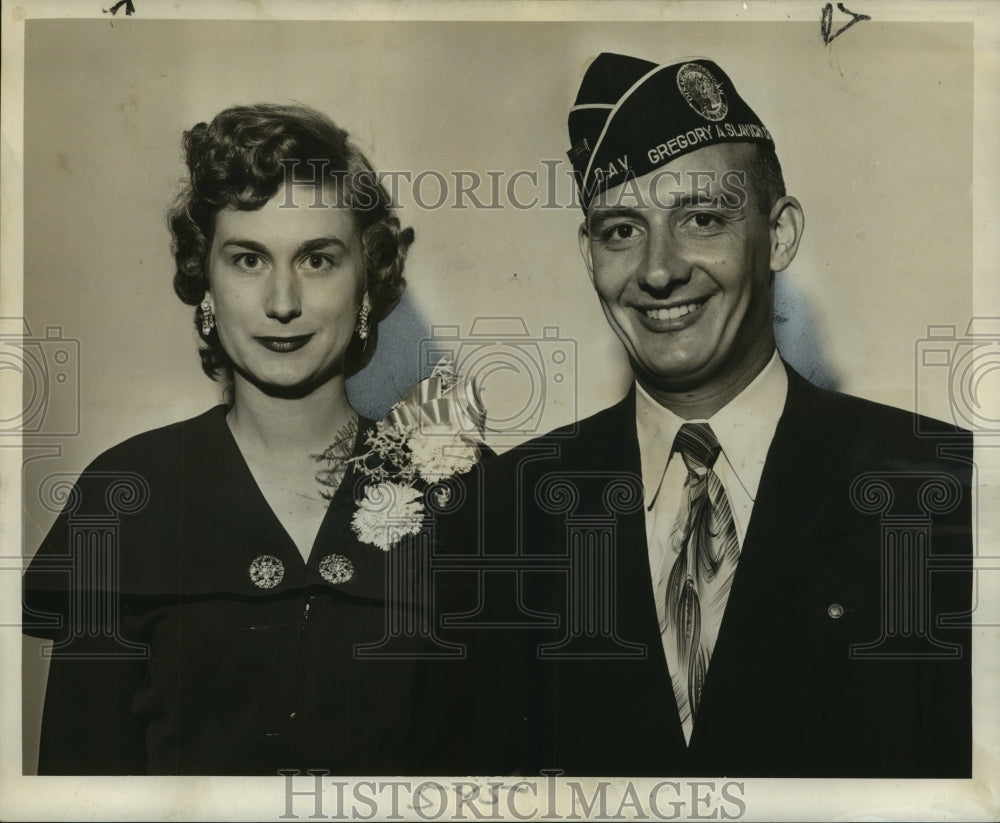 1951 Press Photo Leaders of Chapter 27 Disabled American Veterans and auxiliary