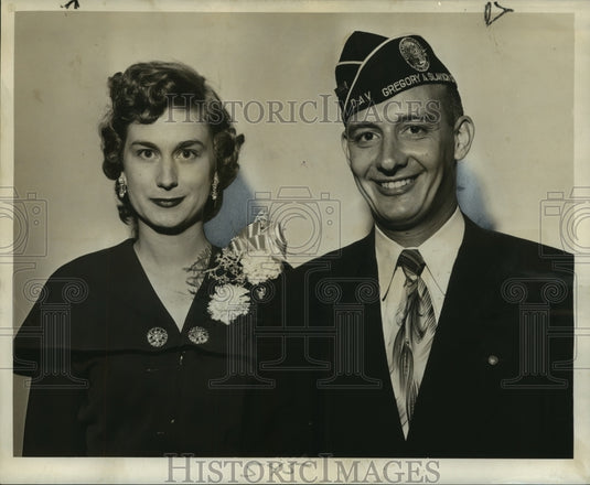1951 Press Photo Leaders of Chapter 27 Disabled American Veterans and auxiliary