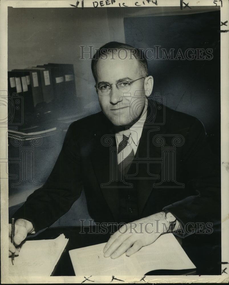 1950 Press Photo Dr. C.H. Fisher - noo17141