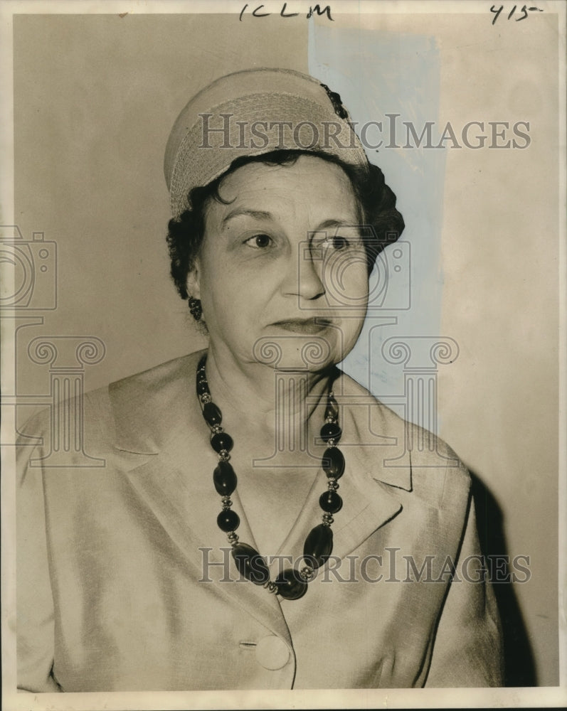 1962 Press Photo Mrs. Eugene O. Forman president of the Hoe and Hope Garden Club- Historic Images