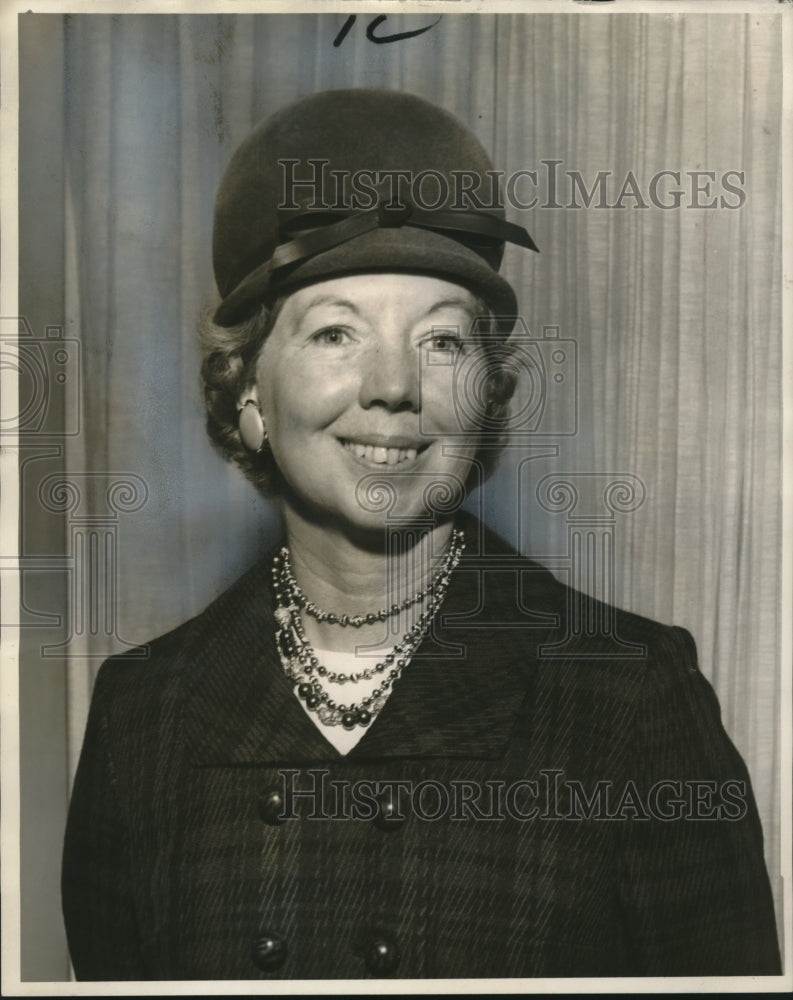 1964 Press Photo Mrs. Allan Finlayson elected as president of the Newcomers Club