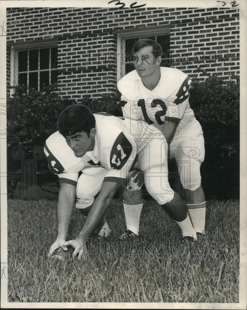 1969 Press Photo Kurt Forshag and Billy Grady, Jesuit Blue Jays - noo17660- Historic Images