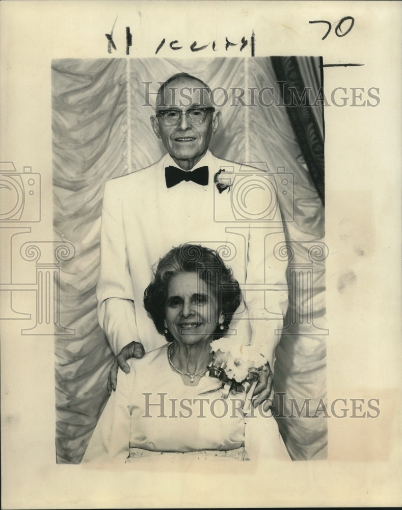 1972 Press Photo Dr. and Mrs. Frank Gallo celebrates 50th wedding anniversary