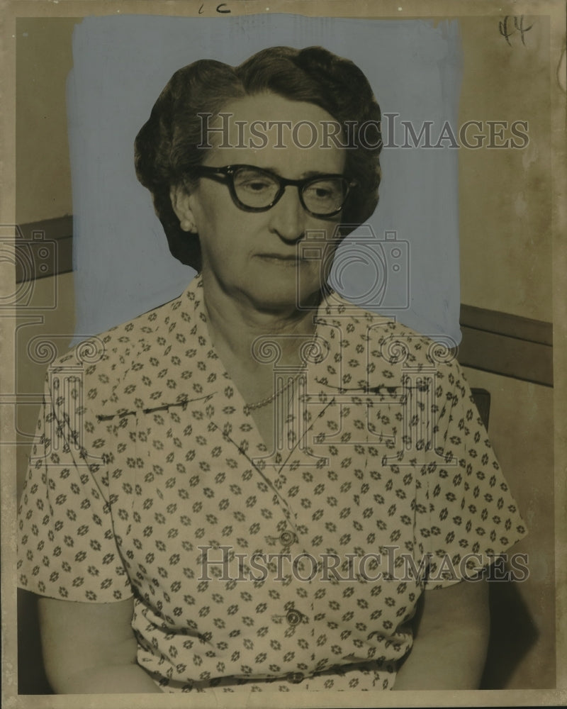 1955 Press Photo Mrs. Alida B. Cory of the Soroptimist Club. - noo17814