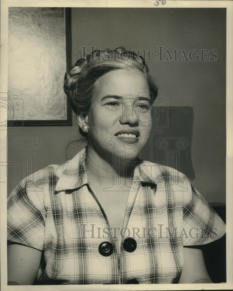 1954 Press Photo Organization - Beatrice Field, Director American Alumni Council- Historic Images